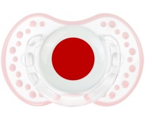 Drapeau Japon Sucette LOVI Dynamic Retro-blanc-rose-tendre classique