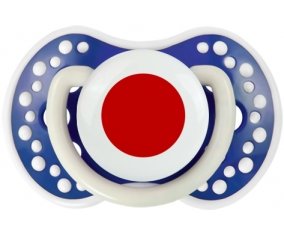 Drapeau Japon Sucette LOVI Dynamic Bleu-marine phosphorescente
