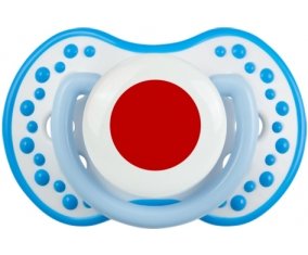 Drapeau Japon Sucette LOVI Dynamic Blanc-bleu phosphorescente