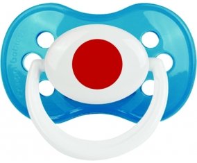 Drapeau Japon Tétine Anatomique Cyan classique