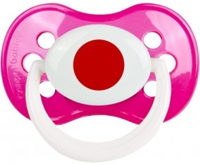 Drapeau Japon Tétine Anatomique Rose foncé classique