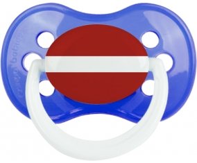 Drapeau Lettonie : Sucette Anatomique personnalisée