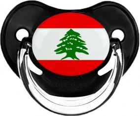 Drapeau Liban Tétine Physiologique Noir classique