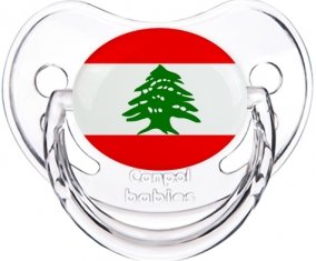 Drapeau Liban Tétine Physiologique Transparent classique