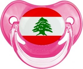 Drapeau Liban Tétine Physiologique Rose classique