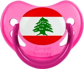 Drapeau Liban Tétine Physiologique Rose phosphorescente