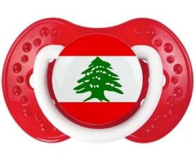 Drapeau Liban Sucete LOVI Dynamic Blanc-rouge classique