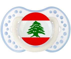 Drapeau Liban Sucete LOVI Dynamic Blanc-cyan classique