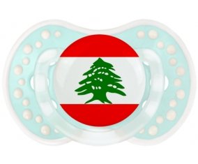 Drapeau Liban Sucete LOVI Dynamic Retro-turquoise-lagon classique