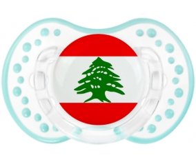 Drapeau Liban Sucete LOVI Dynamic Retro-blanc-lagon classique