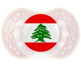Drapeau Liban Sucete LOVI Dynamic Retro-rose-tendre classique
