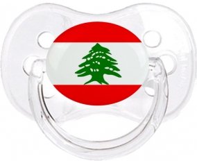 Drapeau Liban Sucete Cerise Transparent classique