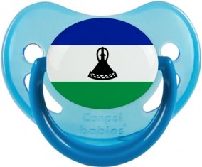 Drapeau Lesotho Sucete Physiologique Bleue phosphorescente