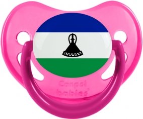 Drapeau Lesotho Sucete Physiologique Rose phosphorescente