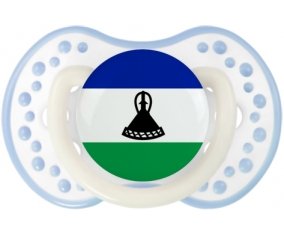 Drapeau Lesotho Tétine LOVI Dynamic Blanc-cyan classique