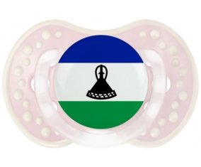 Drapeau Lesotho Tétine LOVI Dynamic Retro-rose-tendre classique