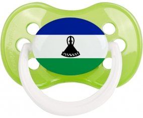 Drapeau Lesotho Sucette Anatomique Vert classique