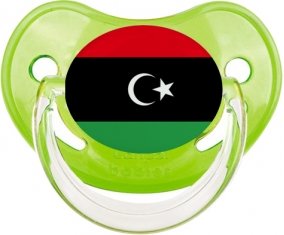 Drapeau Libye Sucette Physiologique Vert classique