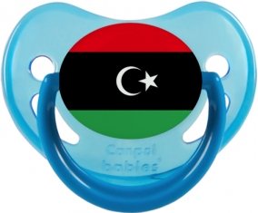 Drapeau Libye Sucette Physiologique Bleue phosphorescente