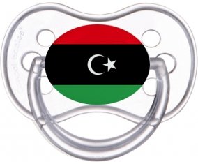 Drapeau Libye Sucette Anatomique Transparente classique