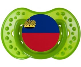 Drapeau Liechtenstein : Sucette LOVI Dynamic personnalisée