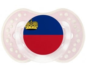 Drapeau Liechtenstein Sucete LOVI Dynamic Retro-rose-tendre classique