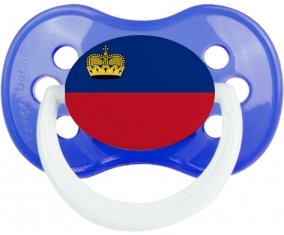 Drapeau Liechtenstein : Sucette Anatomique personnalisée