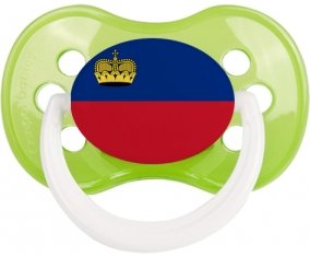 Drapeau Liechtenstein Sucete Anatomique Vert classique