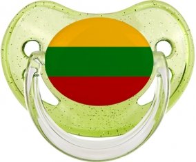 Drapeau Lituanie Sucete Physiologique Vert à paillette