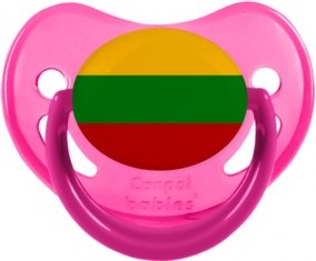 Drapeau Lituanie Sucete Physiologique Rose phosphorescente