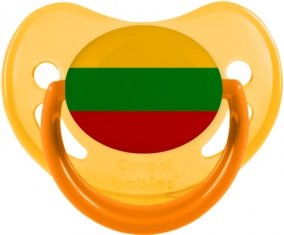 Drapeau Lituanie Sucete Physiologique Jaune phosphorescente