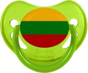 Drapeau Lituanie Sucete Physiologique Vert phosphorescente