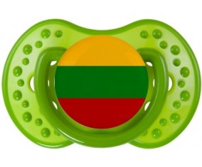 Drapeau Lituanie Tétine LOVI Dynamic Vert classique