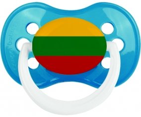 Drapeau Lituanie Sucette Anatomique Cyan classique