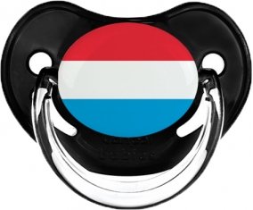Drapeau Luxembourg Sucette Physiologique Noir classique