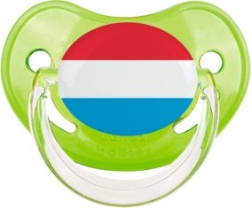 Drapeau Luxembourg Sucette Physiologique Vert classique