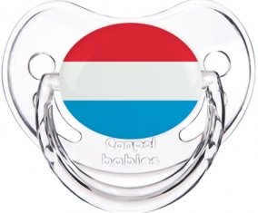 Drapeau Luxembourg Sucette Physiologique Transparent classique