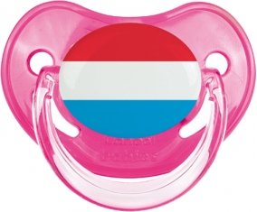 Drapeau Luxembourg Sucette Physiologique Rose classique