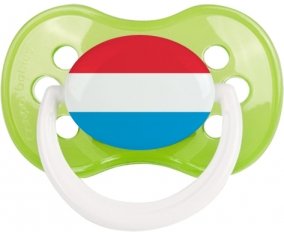 Drapeau Luxembourg Tétine Anatomique Vert classique