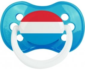 Drapeau Luxembourg Tétine Anatomique Cyan classique