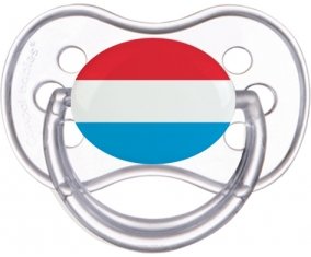 Drapeau Luxembourg Tétine Anatomique Transparente classique