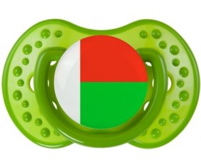 Drapeau Madagascar Sucette LOVI Dynamic Vert classique