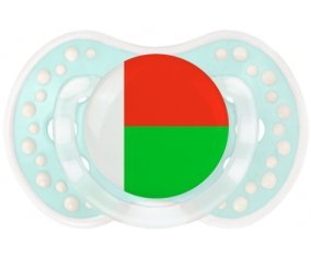 Drapeau Madagascar Sucette LOVI Dynamic Retro-turquoise-lagon classique