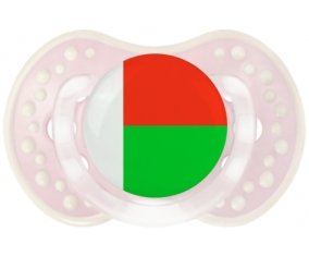 Drapeau Madagascar Sucette LOVI Dynamic Retro-rose-tendre classique