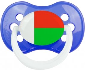 Drapeau Madagascar : Sucette Anatomique personnalisée