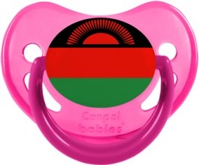 Drapeau Malawi Tétine Physiologique Rose phosphorescente