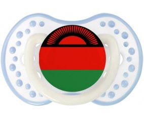 Drapeau Malawi Sucete LOVI Dynamic Blanc-cyan classique