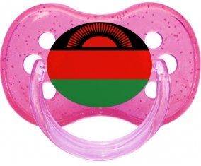 Drapeau Malawi Sucete Cerise Rose à paillette