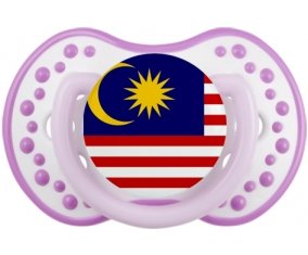 Drapeau Malaisie Tétine LOVI Dynamic Blanc-mauve classique