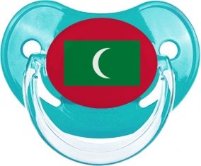 Drapeau Maldives : Sucette Physiologique personnalisée